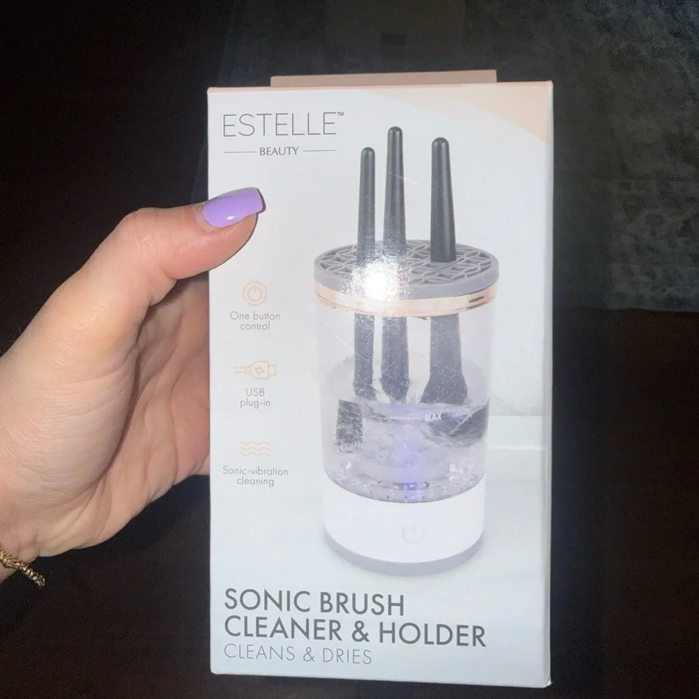 Sonic Brush Cleaner & Holder